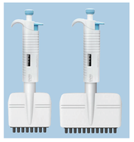 Ventes chaudes Pipette 8 canaux entièrement autoclavable pour le traitement parallèle d'échantillons Microplaques en plastique OEM pris en charge