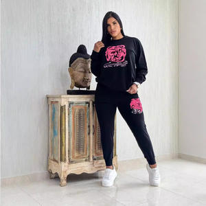 All'ingrosso abiti firmati da <span class=keywords><strong>donna</strong></span> abiti <span class=keywords><strong>Sexy</strong></span> da <span class=keywords><strong>donna</strong></span> set di pantaloni Casual da <span class=keywords><strong>donna</strong></span> - Product Image 4