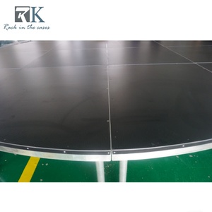Portable Aluminum Round <b>Stage</b> <b>Platform</b> Adjustable Height Modular <b>Stage</b> for Wedding Event - Product Image 4