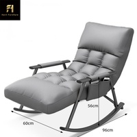 Nordique moderne Simple Cool gris et citrouille couleur salon canapés confortable velours salon bras canapé chaise