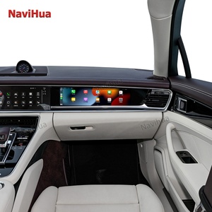 NaviHua Nouvel écran de divertissement Android 11 pouces pour copilote de voiture, pour Porsche Panamera 971 2018-2023, moniteur d'autoradio passager - Product Image 2