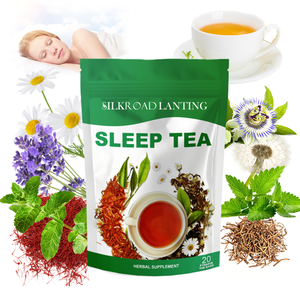 Thé de Nuit Herbal <span class=keywords><strong>Lavande</strong></span> Camomille Marque Blanche, Calmante, Antioxydant, Aide à la Relaxation, <span class=keywords><strong>Sachet</strong></span> de Thé Personnalisable - Product Image 1