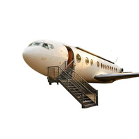 Grande Capsule Hôtelière en Forme d'Avion, Hôtel Blanc en Forme d'Avion, Jet de Passagers Simulé, Bureaux en Aluminium de Style Spatial, Chine