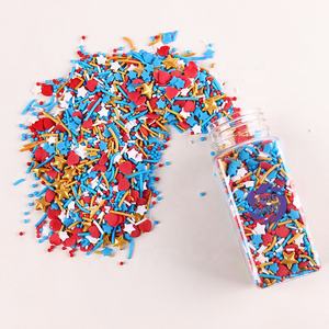 Chispas Comestibles del Día de la Independencia, Chispas Patrióticas para Decoración de Pasteles, Chispas del 4 de Julio para Decoración de Pasteles para Hornear - Product Image 2