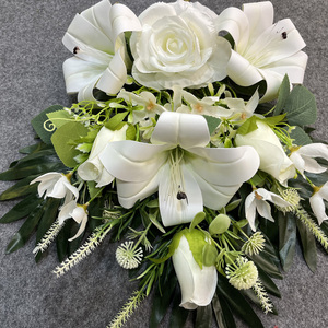 <span class=keywords><strong>Fleurs</strong></span> <span class=keywords><strong>artificielles</strong></span> pour <span class=keywords><strong>cimetière</strong></span> en 6 couleurs, décorations de tombes en plein air, roses, <span class=keywords><strong>fleurs</strong></span> commémoratives, décoration pour <span class=keywords><strong>cimetière</strong></span> et maison - Product Image 5