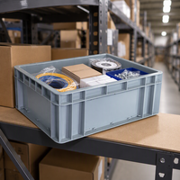 Conteneurs logistiques en plastique empilables pour l'UE, directement de l'usine, pour la vente en gros