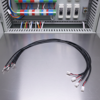 Kabel Sambungan Catu Daya Tembaga 18AWG 300V 10A Rumah Plastik Putih IP20 Ujung Terhubung Terminal OT Peralatan Industri