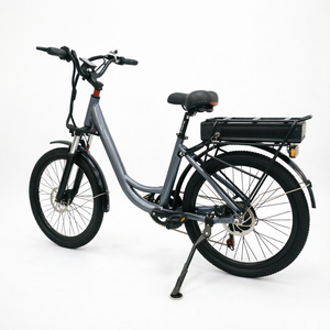 Bicicleta Eléctrica Urbana Deportiva con Motor Trasero sin Escobillas, 7 Velocidades, Portaequipajes Trasero, Llantas de 26 Pulgadas, Batería de Litio de 48V 8Ah, Aluminio - Product Image 3