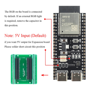 Carte de développement ESP32-S3 Module Wifi 2.4G <span class=keywords><strong>ESP</strong></span> <span class=keywords><strong>IDF</strong></span> ESP32-S3WROOM1 N8R2 N16R8 44Pin Type-C 8M PSRAM ESP32 S3 - Product Image 3