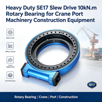 Roulement rotatif robuste SE17 10 kN.m pour grue, machines portuaires et équipements de construction