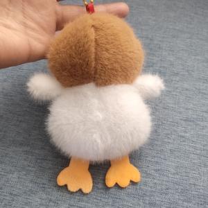 Felpa realista peluche pájaro pollito juguetes creativo suave <span class=keywords><strong>loco</strong></span> <span class=keywords><strong>pollo</strong></span> peluche llavero feo lindo peluche pollito llavero - Product Image 3