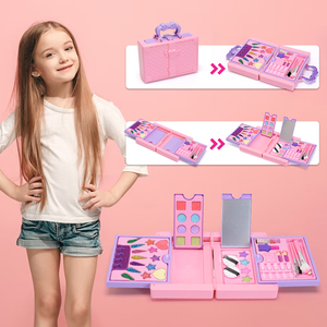 Set de Maquillaje de Juguete para Niñas, Kit de Belleza de Imitación, Bolso de Mano con Cosméticos Reales para Niñas - Product Image 6