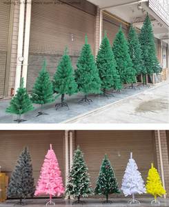6/7.5FT Artificial Christmas Santa <b>Tree</b> Flocked White Arbol De Navidad Decoration Xmas Party <b>Tree</b> - Product Image 4