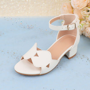 Chaussures de fête blanches pour petite fille, chaussures de mariage pour filles, sandales de scène pour la danse, anniversaire, tendance de la mode, vente en gros - Product Image 3