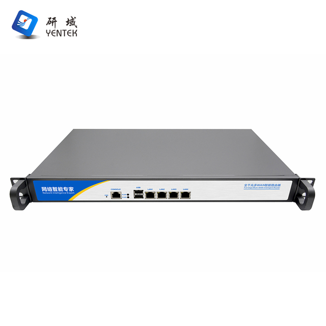 1U Rackmount Fanless Firewall Appliance Intel J4125 N95 N97 4 GbE LAN SFP PfSense OPNsense Network Security Gateway