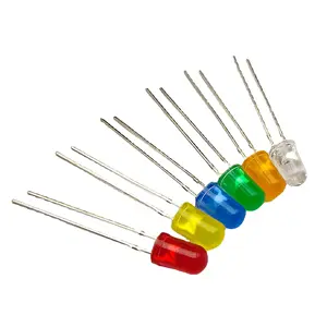 Jstronic 0.5Hz 1.5Hz 2Hz 3Hz 6.8Hz Knipperende Led 3Mm 5Mm Enkele Knipperende Led Diodes Rood Blauw Groen Wit Kleur