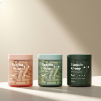 Pot en verre rond vide de luxe mat givré vert rose bleu de 60 ml, 120 ml, 180 ml, 250 ml, 8 oz pour cosmétiques, gommages corporels et crèmes pour le visage avec couvercles