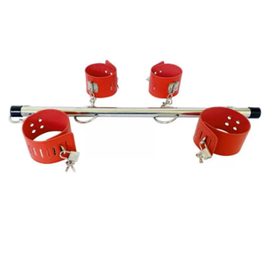 ท่อเหล็กแบบปรับได้กุญแจมือสำหรับมือและขาที่ถอดออกได้ของเล่นทางเพศซนเกมทาสเซ็กซี่คู่รักใหม่ล่าสุด - Product Image 5