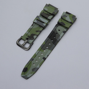 Correa de reloj Camo de 18mm para <span class=keywords><strong>Casio</strong></span> W-S200H/800H/216H/735H F-108WH W-215 AEQ-110W AE-1200, accesorios para pulsera de reloj para hombre y mujer - Product Image 5