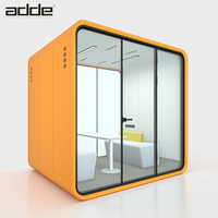 Installation facile Cabine téléphonique mobile Cabine de réunion privée insonorisée avec système d'air frais