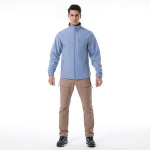 Custom Men's Women's <b>Canvas</b> Softshell Jackets Sport Style Waterproof Windproof Hooded Outdoor New Arrival - Product Image 1