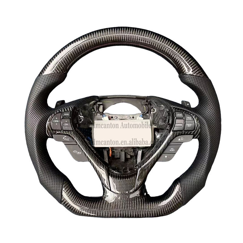 Carbon+Leather+Buttons Paddles+Black Stitching