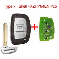 Clé de voiture intelligente universelle Xhorse série XZ, PCB XZHY84EN, 3 boutons, pour clés de voiture Hyundai/KIA et plus encore