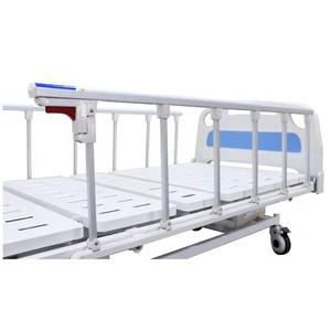 Cama médica manual de enfermería para el cuidado de ancianos con 3 manivelas de acero y material de madera Camilla de hospital y unidad de cabecera de cama - Product Image 2