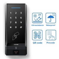 Teclado de Control de Acceso NFC Independiente CT9E IP65 Resistente al Agua de 13.56MHz con Doble Relé para Uso en Exteriores