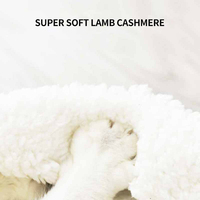 Coussin tissé à la main pour animaux de compagnie, lit en osier confortable pour chat, lit confortable au design simple pour chat et chien, vente en gros