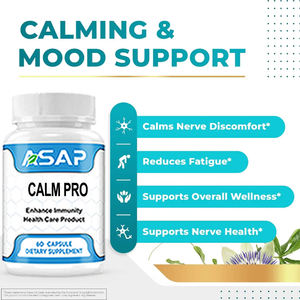 OEM Custom Ready Stock Suplemento de hierbas Nerve Calming Formula Super Calm PRO Cápsulas - Product Image 2