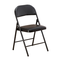 Vente en gros de chaise pliante en métal personnalisée au design moderne pour l'extérieur, portable, empilable pour le jardin, les mariages et les fêtes, fabriquée en Chine