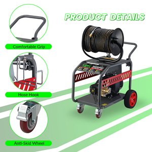 SPS 3600PSI Electric Drive Sewer Drain Water <strong>Jet</strong> Cleaning High Pressure <strong>Car</strong> <strong>Washer</strong> Machine - Product Image 2