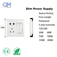 Alimentation LED IP20 30W 60W 100W 150W 200W 300W pour intérieur, driver LED à tension constante