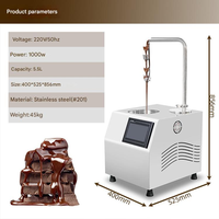 Distributeur de chocolat chaud portable, machine à chocolat électrique pour café et restaurant