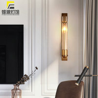 Applique murale LED de style nordique minimaliste postmoderne, type bougie, pour escaliers, couloirs, décoration de chevet