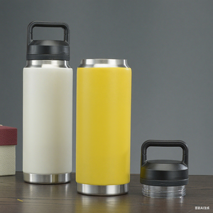 Botella de agua deportiva de acero inoxidable, vaso de viaje para Estilo de vida activo - Product Image 3