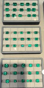 1ct 2ct 3ct Colombie Émeraude synthétique cultivée en laboratoire Émeraude créée en laboratoire Prix de gros - Product Image 2