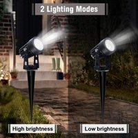 Spot lumineux solaire de paysage, imperméable conforme à la norme Ip65, luminaire d'extérieur, idéal pour un jardin, une pelouse, une cour, un sentier