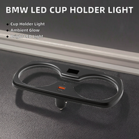 Lampe LED pour porte-gobelet de voiture G20/G30/F90/G05/G06/G07/M2/M3/M4, lumière décorative ambiante 12V 36W pour X5/X6/X7 Série 2/3/4/5