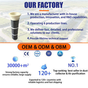 Cartucho de Filtro de Polvo Plegado de Nanofibra para Eliminación de Polvo en Corte Láser, Filtración de Aire Industrial, Filtro para Polvo - Product Image 2