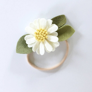 إكسسورات شعر يدوية للفتيات من etsy, إكسسوار شعر يدوي للفتيات من etsy ، ناعم ، كلاسيكية ثلاثية الأبعاد ، من الصوف ديزي ، عصابة رأس للأطفال الرضع برسومات الورود - Product Image 1