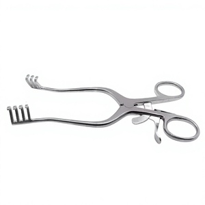 Écarteur Weitlaner 3x4 à pointes acérées, instrument chirurgical vétérinaire manuel en acier inoxydable allemand, certifié CE, auto-serrant - Product Image 1