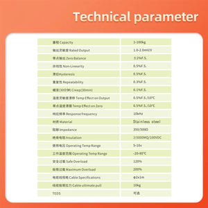 5/10/20/30/50kgMicro cellule de charge Tension capteur de Force de Compression colonne de pression de poids système de sens tactile robotique adapte la gravité - Product Image 3