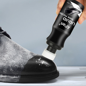 Vente flash 100ml  Soin des chaussures <span class=keywords><strong>Cirage</strong></span> pour chaussures Blanc Brun Noir Liquide Bouteille de <span class=keywords><strong>cirage</strong></span> pour chaussures avec cire de carnauba <span class=keywords><strong>Cirage</strong></span> pour cuir - Product Image 1