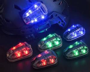 Su Geçirmez Taktik Hayatta Kalma Sinyal Tanımlama Lambası IR ve Görünür LED Kask Flaşörü Açık Hava Sporları için - Product Image 4