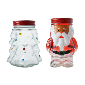 Wholesale Santa Claus Christmas <strong>Tree</strong> Transparent Sealed Glass <strong>Jars</strong> Large Capacity Storage <strong>Jars</strong> Moisture Proof Beverage Bottles - Product Image 6