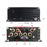Sistema de Monitoreo de Seguridad CCTV MDVR de 8 Canales con HDD y SSD, Cámara para Autobús Escolar, DVR Móvil