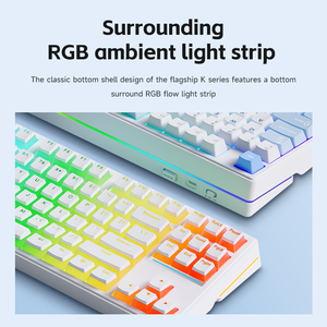 MCHOSE K87 Customized Mechanical <b>Keyboard</b> Wireless Wired Three-mode Gasket Structure Full Key Hot Plug E-sports Office 87% Keybo - Product Image 6