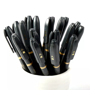 Pluma de Caligrafía Permanente Negra Delgada de Plástico de Alta Calidad MS-999 para Caligrafistas con Escritura de Doble Cara en Papel - Product Image 2